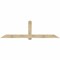 Ekena Millwork Eugene Rough Sawn Timber Gable Bracket, Douglas Fir, 108"W x 31 1/2"H x 6"D x 6"F, 7/12 Pitch GBW108X31X0606EUG00RDF - alternate 1